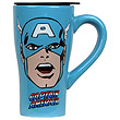 Captain America Face 18 oz. Ceramic Travel Mug